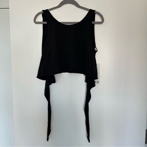 NWT Lululemon It's a Tie Tank Top Size 4 Black